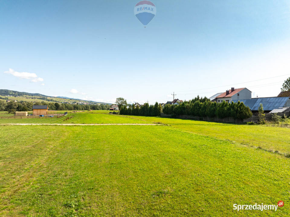 Działka budowlana Harklowa gm Nowy Targ Sprzedaż