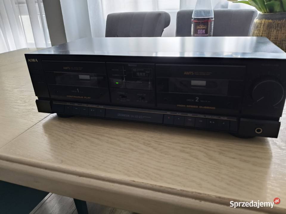 Magnetofon dwukasetowy deck AIWA ADWX333Z made Tychy