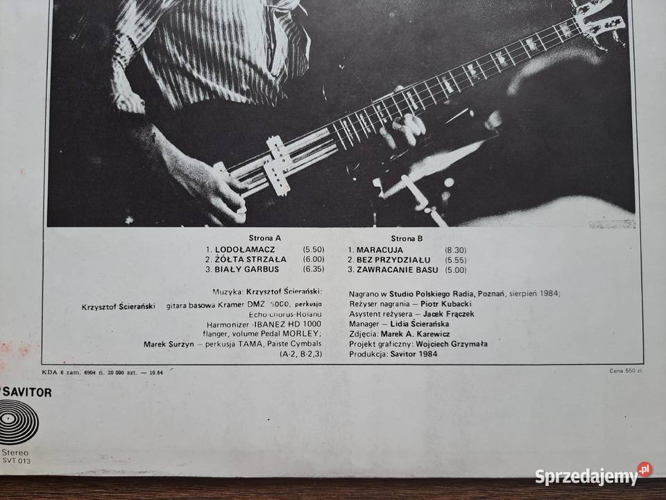 Krzysztof Ścierański Wydanie z 1984 Stan wielkopolskie Tarnowo Podgórne