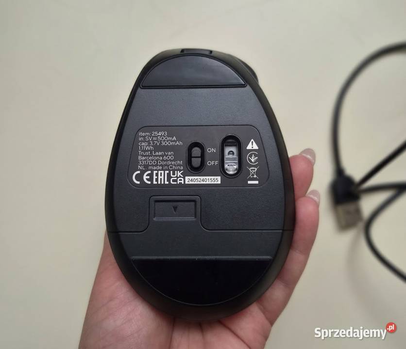 Mysz ergonomiczna pionowa bezprzewodowa Trust USB mazowieckie Warszawa