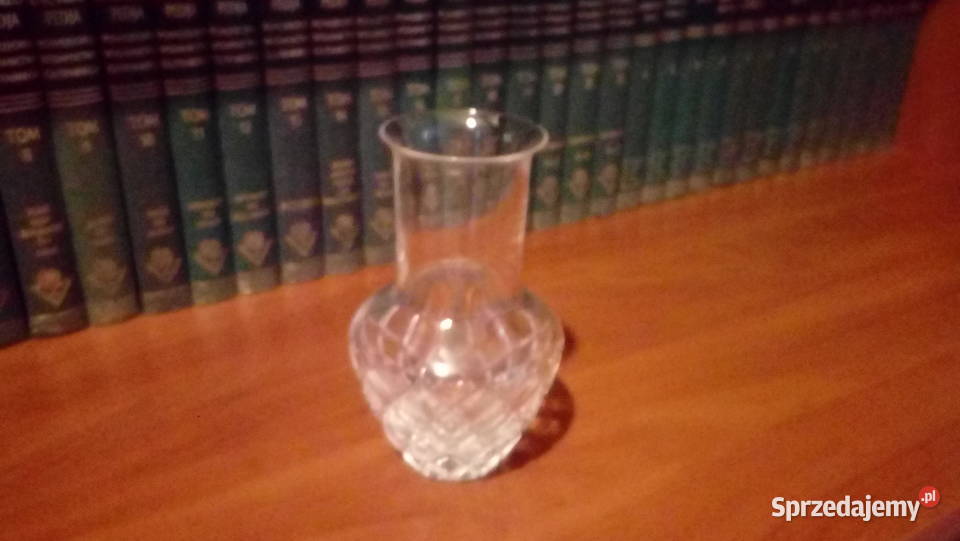 Kryształowy wazon PRL lata 70te sprzedam