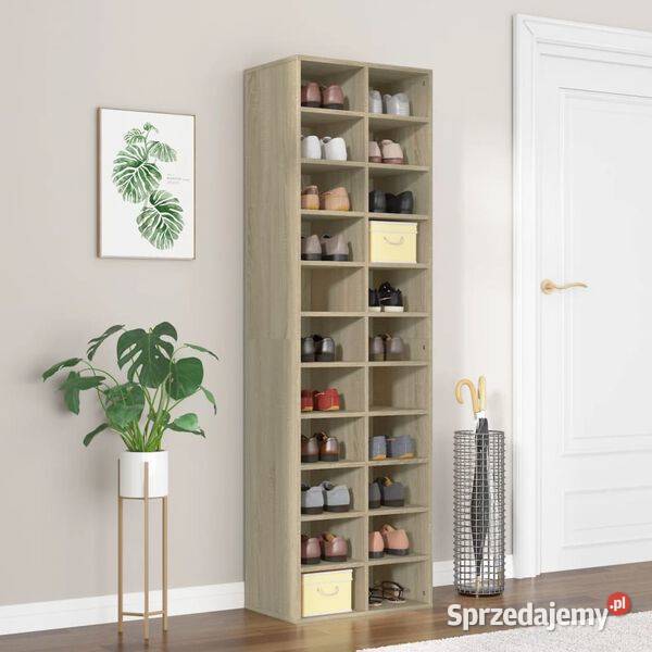 vidaXL Szafka na buty kolor dąb sonoma 54x34x183