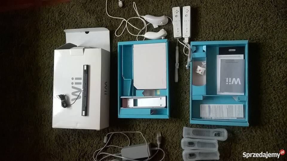 Konsola Wii Nintendo dodatkowy pilot zastaw gier Warszawa