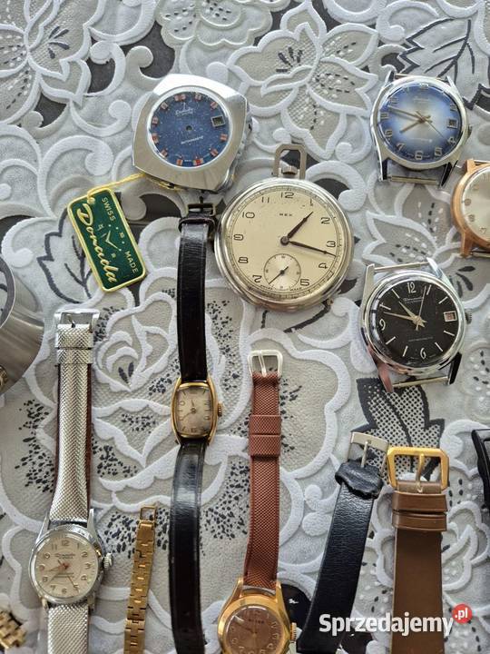 Sprzedam kolekcję zegarków vintage różne modele Pozostałe
