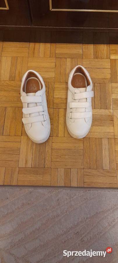 Adidasy unisex w kolorze białym NOWE 36 tkanina Warszawa