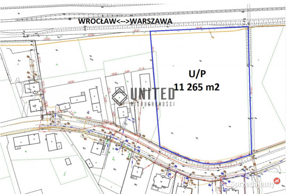 Działka usługowoprzemysłowa w Gminie Długołęka Borowa