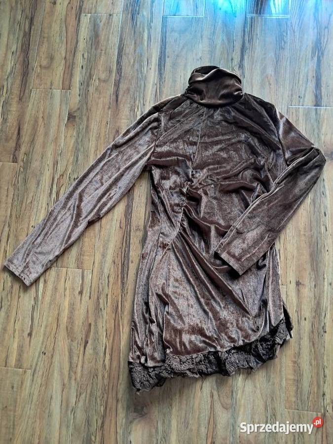 nowa brązowa sukienka w rozmiarze M brak metki Sandomierz