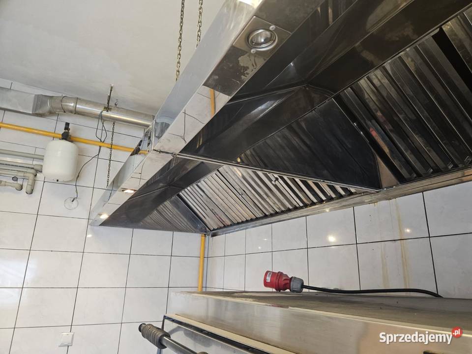 Okap nierdzewny przyścienny 360x100x45 śląskie Pszczyna