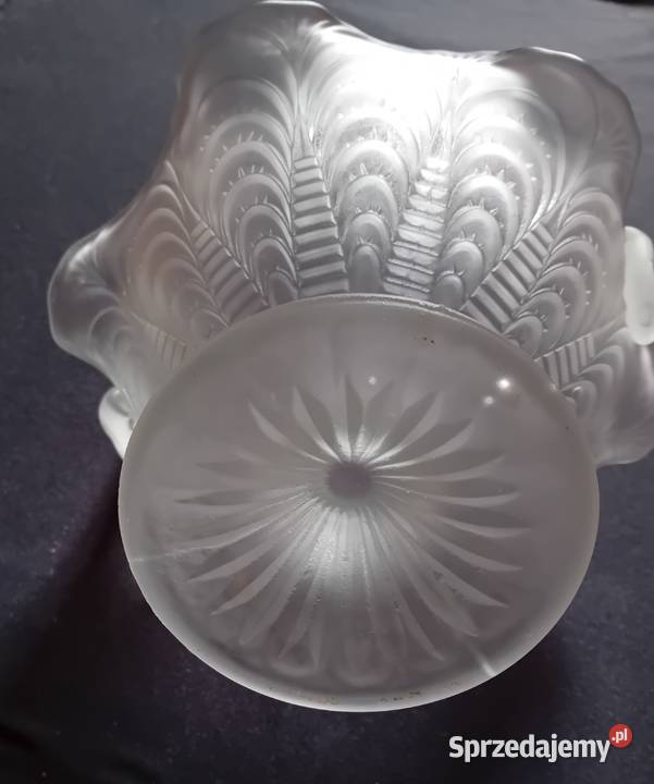 Szklany koszyk szkło satynowe Barolac Koźminek