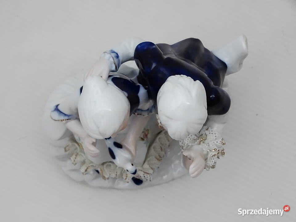 Porcelanowa figurka Para Zakochanych z Gołębiem Biłgoraj sprzedam