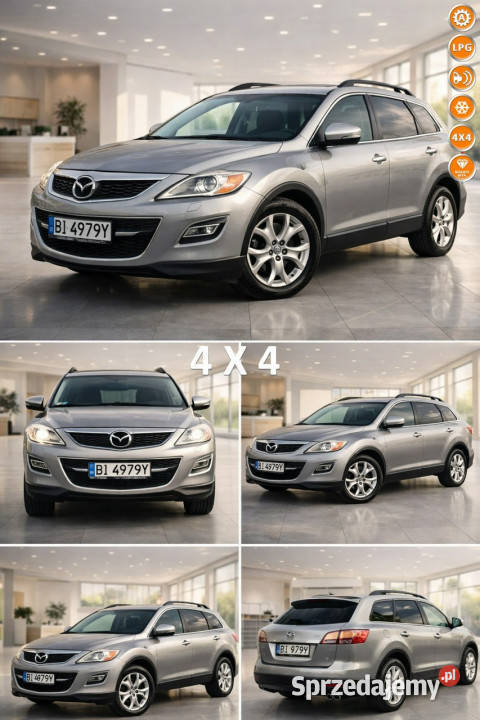 Mazda CX9 CX9 PLUS 7os LPG 35000 BRUTTO 4x4 Lpg Białystok
