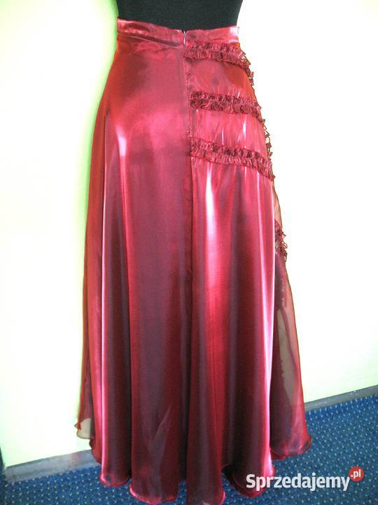 Spódnica maxi szyfon 38 M pas 70 Siedlce