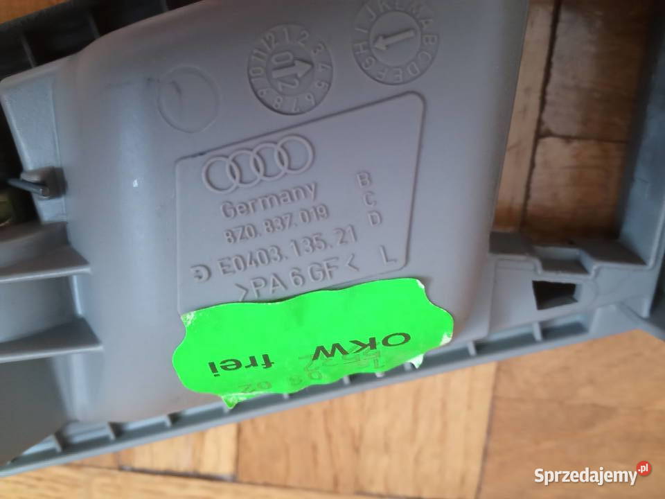 Audi A2 Klamka wewnętrzna drzwi Lewa Przód osobowe Dębica sprzedam