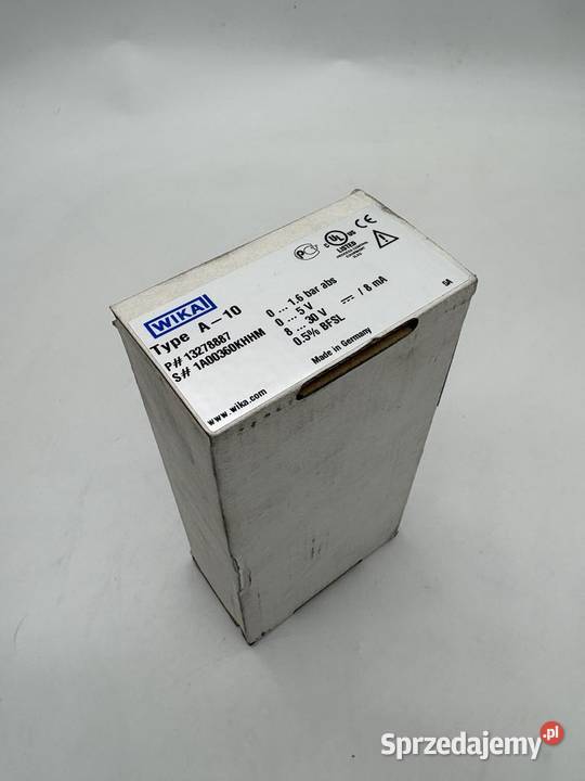 Wika A10 13278887 16 Bar 05V Przetwornik Warszawa
