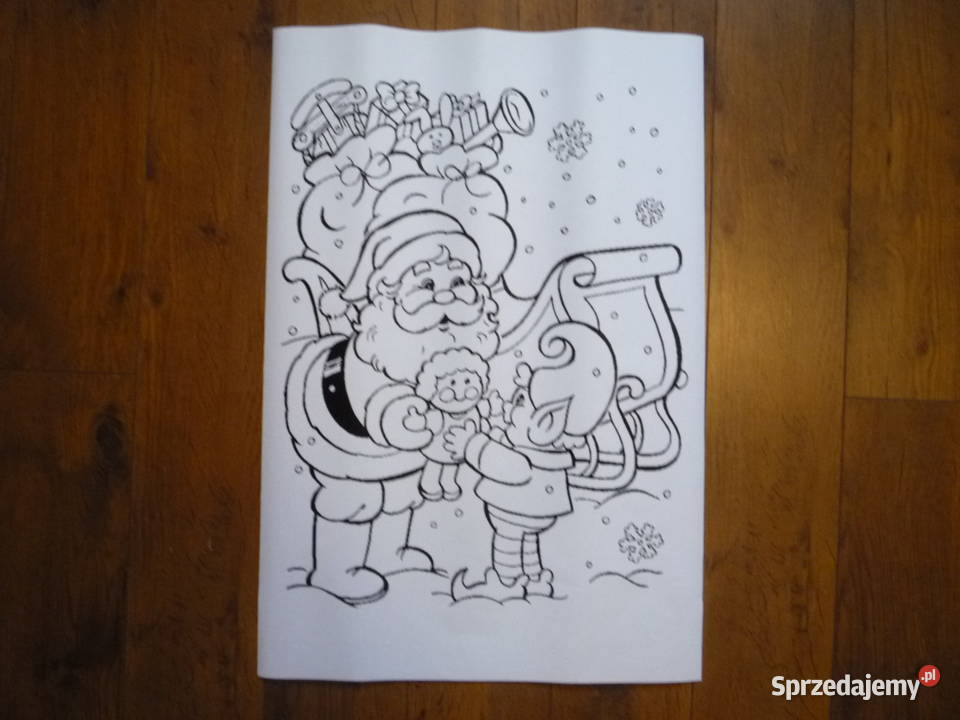 30 sztuk Mikołaj Święta Choinka Kolorowanki