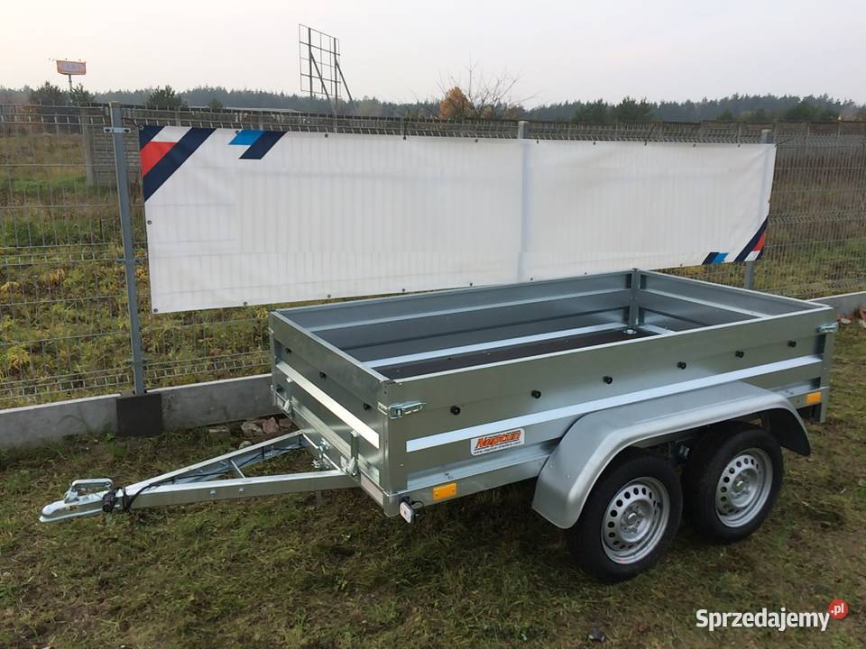 Przyczepka dwuosiowa przyczepa tandem Neptun Do samochodów osobowych Piła