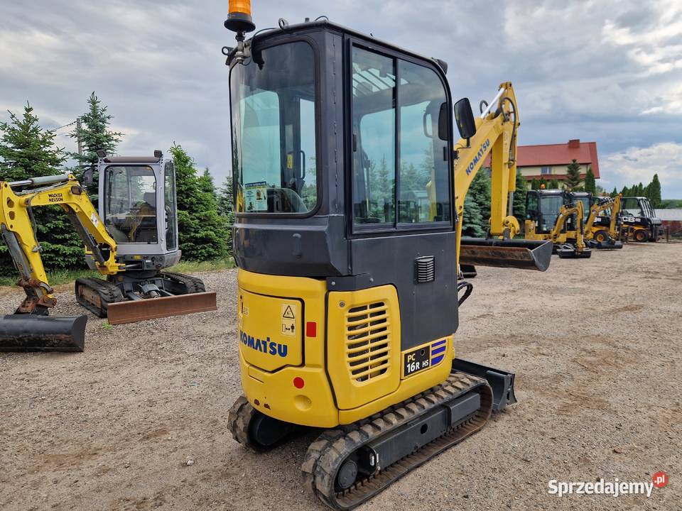 Minikoparka Komatsu PC 16 2018r 1800mtg nie lubelskie