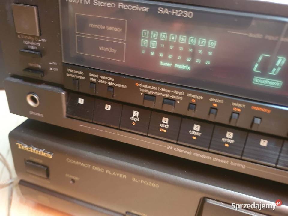 Technics SAR 230 amplituner z pilotem sprzedam