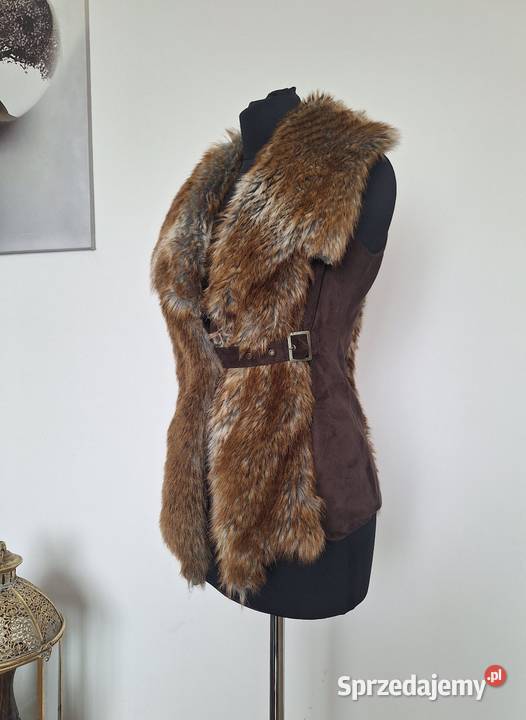 Przepiękny jesienny przejściowy bezrękawnik z Kraków sprzedam