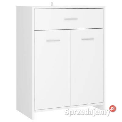 vidaXL Szafka łazienkowa biała 60x33x80 materiał Warszawa