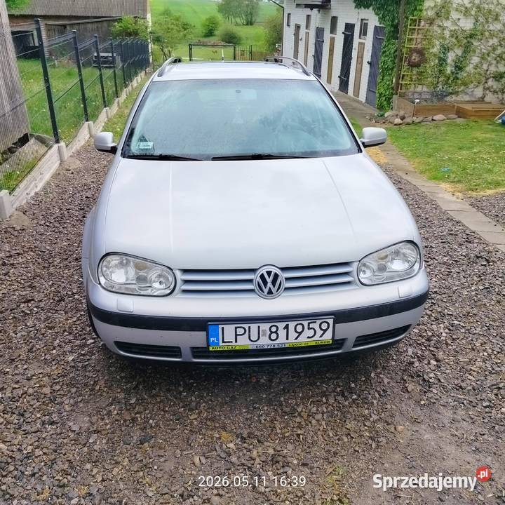 VW Golf IV Kombi 20 benzyna gaz 115KM lubelskie Wola Osińska