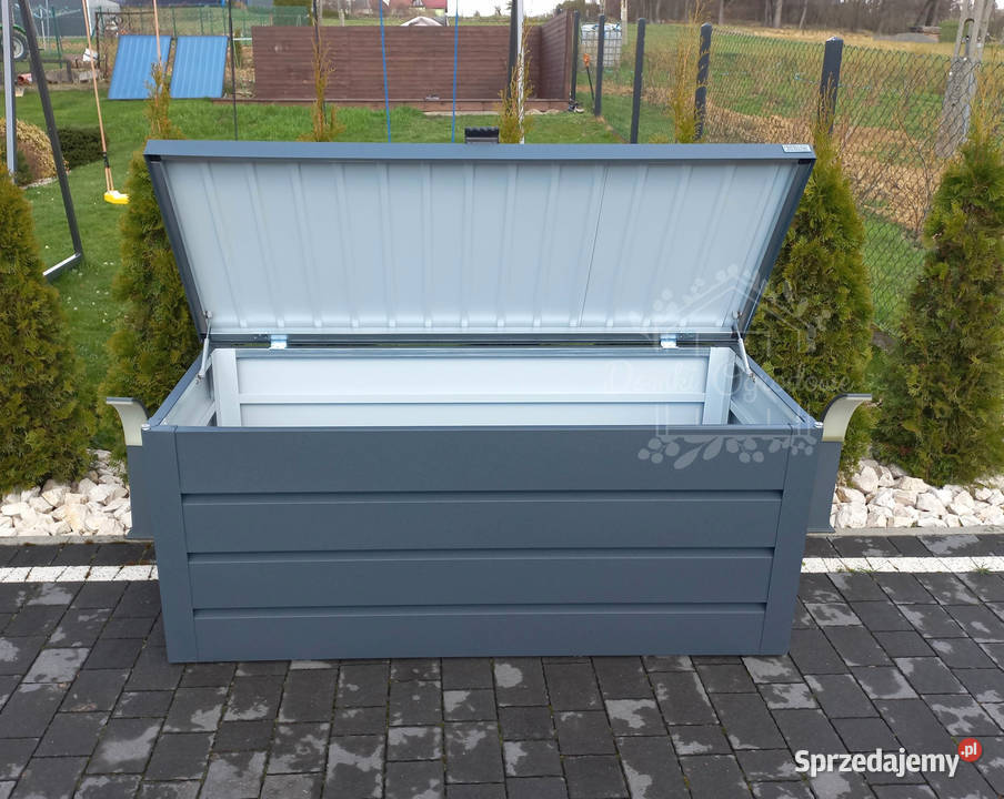 Skrzynia ogrodowa metalowa kufer 150x60x70 Przasnysz