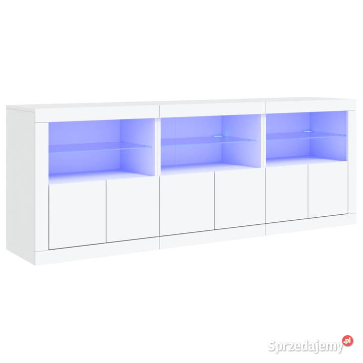 Szafka z oświetleniem LED biała 1815x37x67