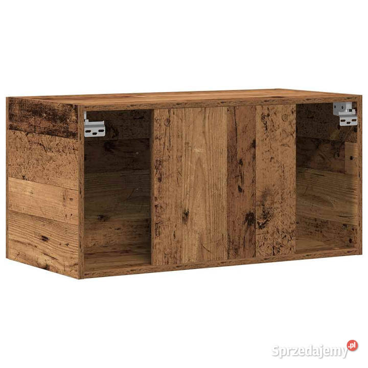 Szafka ścienna stare drewno 80x39x40 WM856028 mazowieckie Warszawa