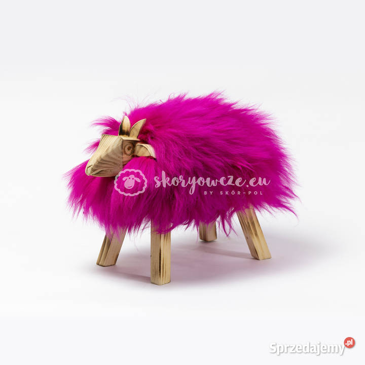 Krzesło baranek dekoracyjny biskupi fiolet małopolskie Szaflary
