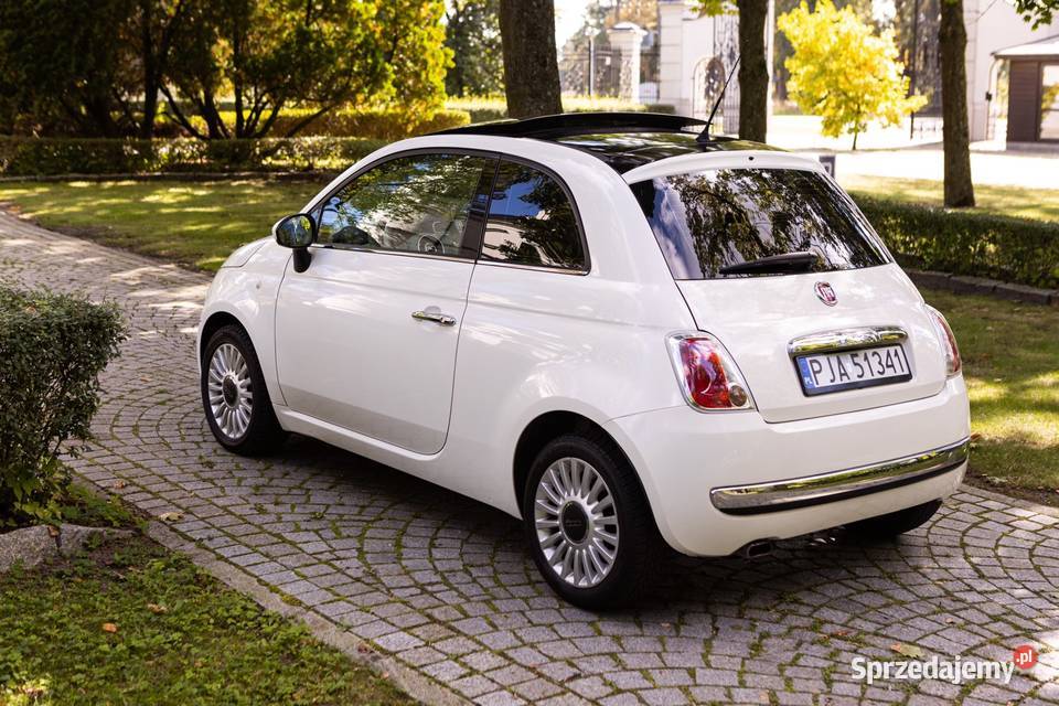 Fiat 500 12 Lounge Panorama Klimatyzacja aluminiowe felgi Jarocin sprzedam