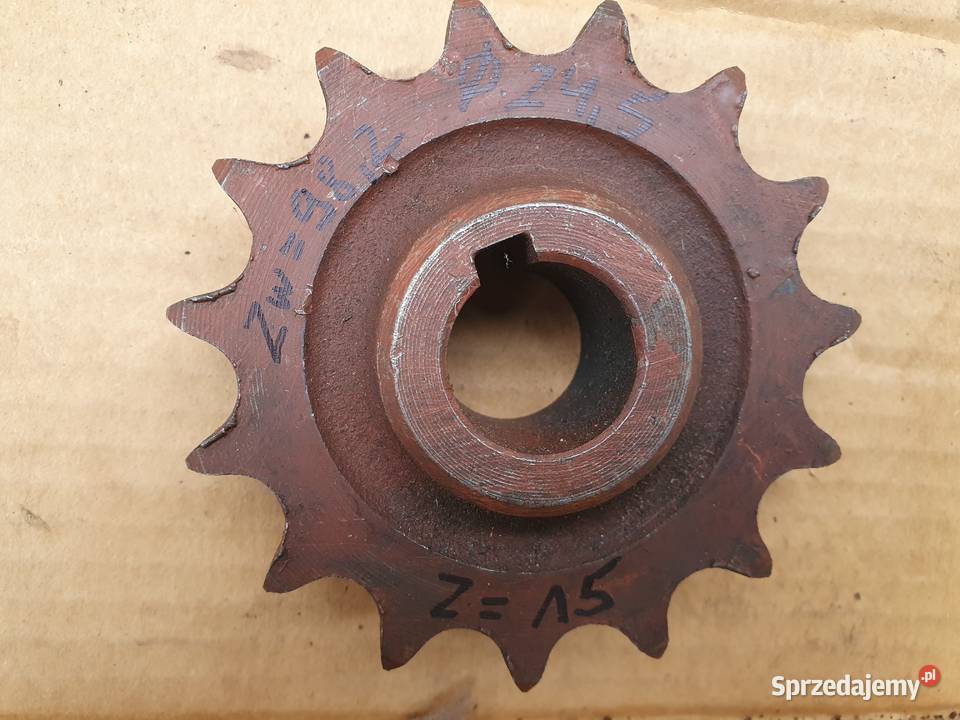 koło zębate z 15 fi wew 245 mm wielkopolskie Piła