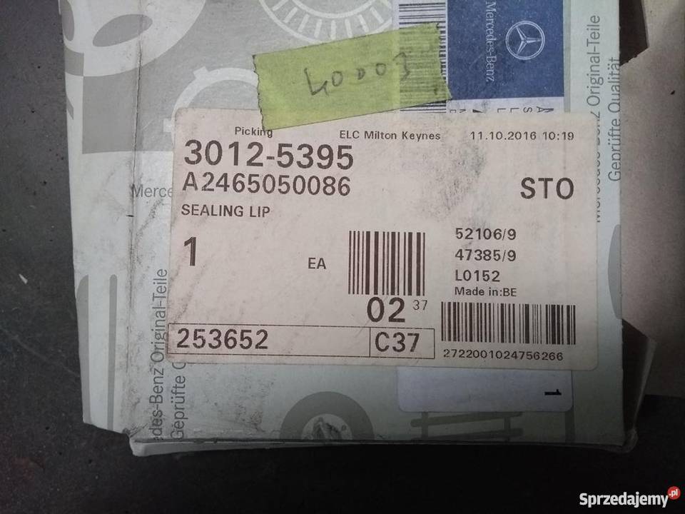 MERCEDES osłona elastyczna uszczelka Pilzno