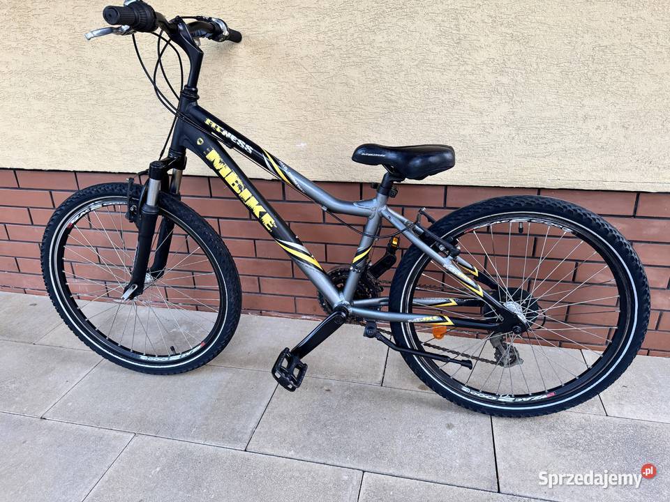 Rower młodzieżowy koła 24 czarny góral miejski Garwolin