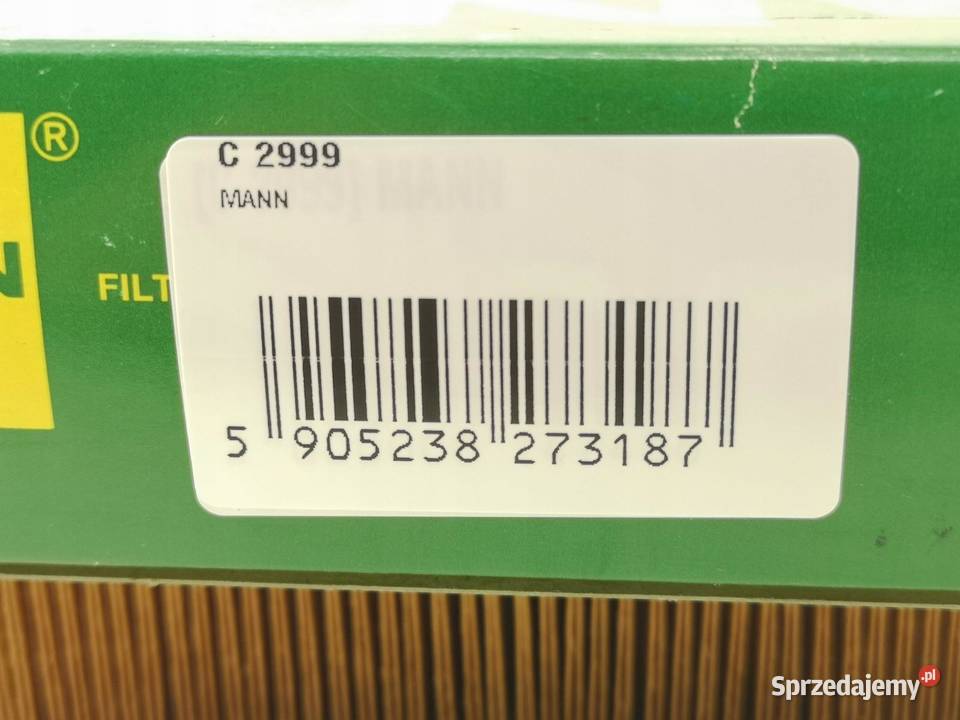 FILTR POWIETRZA MANN OPEL CALIBRA A 20 25 9097