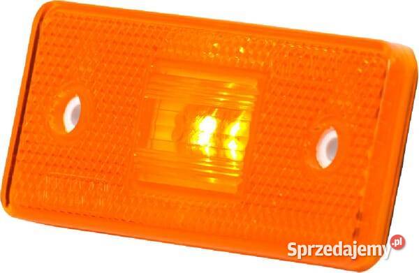 Lampa obrysowa LED prostokątna 1224V z przewodem Kamionna