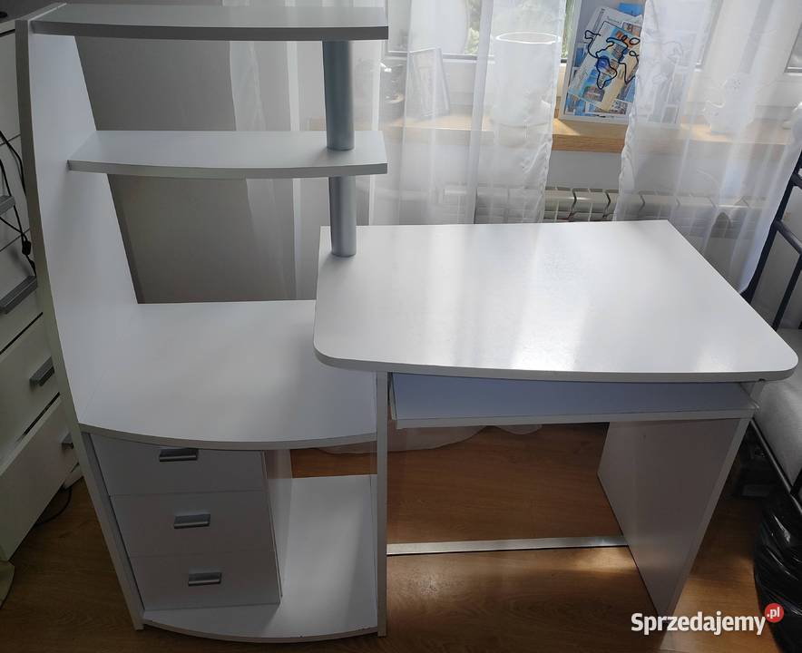 Białe biurko blat roboczy 75x53 Biurka Kędzierzyn-Koźle