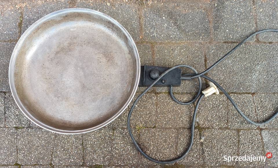 Stara radziecka patelnia elektryczna 1989 Retro małopolskie Zbylitowska Góra