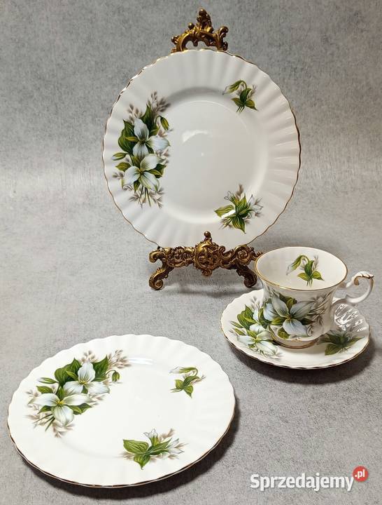 Royal Albert Trillium Filiżanka Zestaw deserowy Szczecin