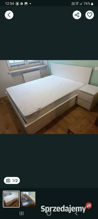 Łóżko Ikea Malm 160x200 Zapewniam transport Kórnik sprzedam