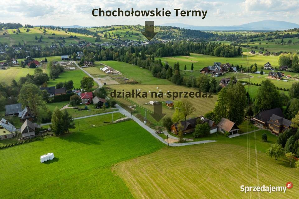 Działka budowlana 15 Zakopanego Dzianisz sprzedam