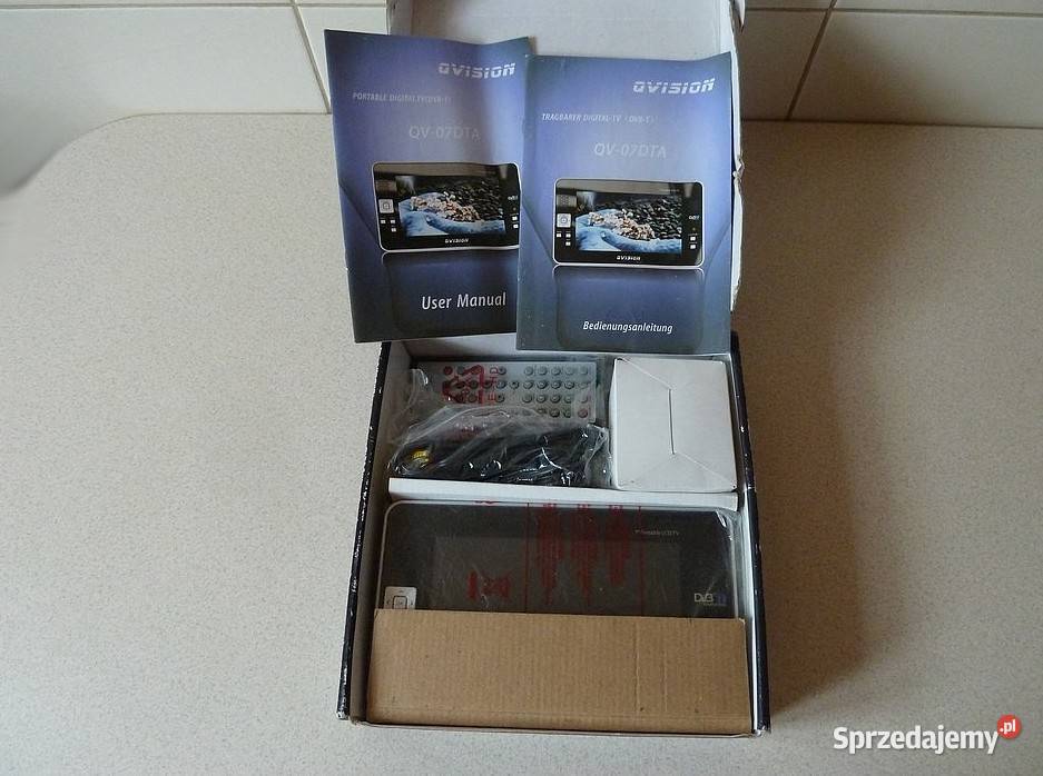 TV Qvision QV07DTA z tunerem DVBT ma Elektronika Rzeszów
