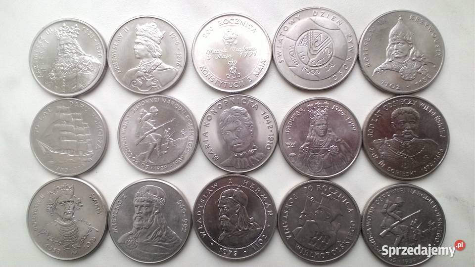 Monety Okolicznościowe Czasy PRLu Płońsk