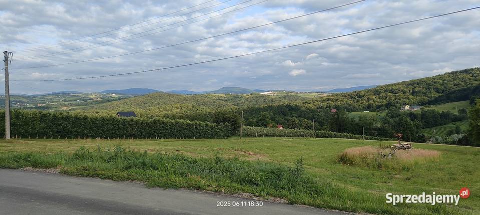 Sprzedam działkę widokową 80m małopolskie Raciechowice