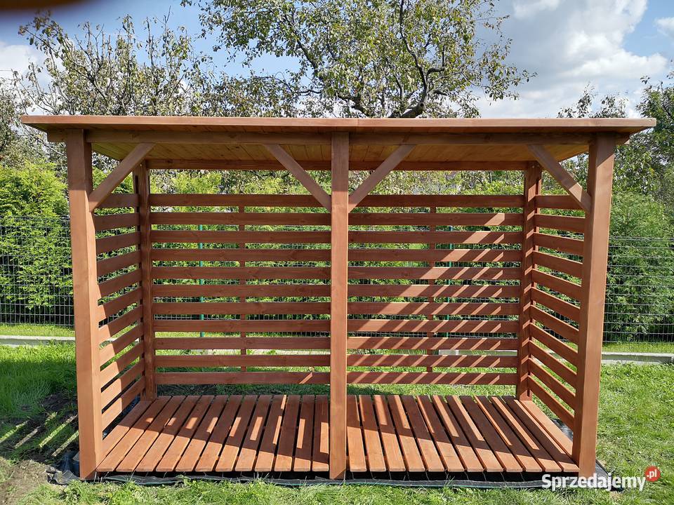 Drewutnia poszerzana 314 x 11m z dachem prostym sprzedam