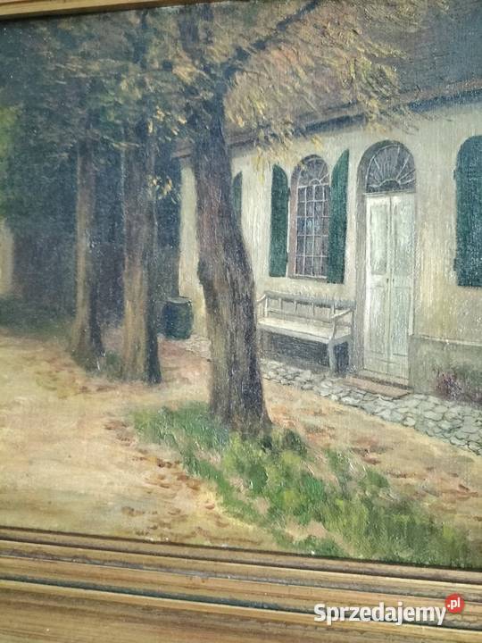 Obraz olejny na płótnie scena rodzajowa Legnica