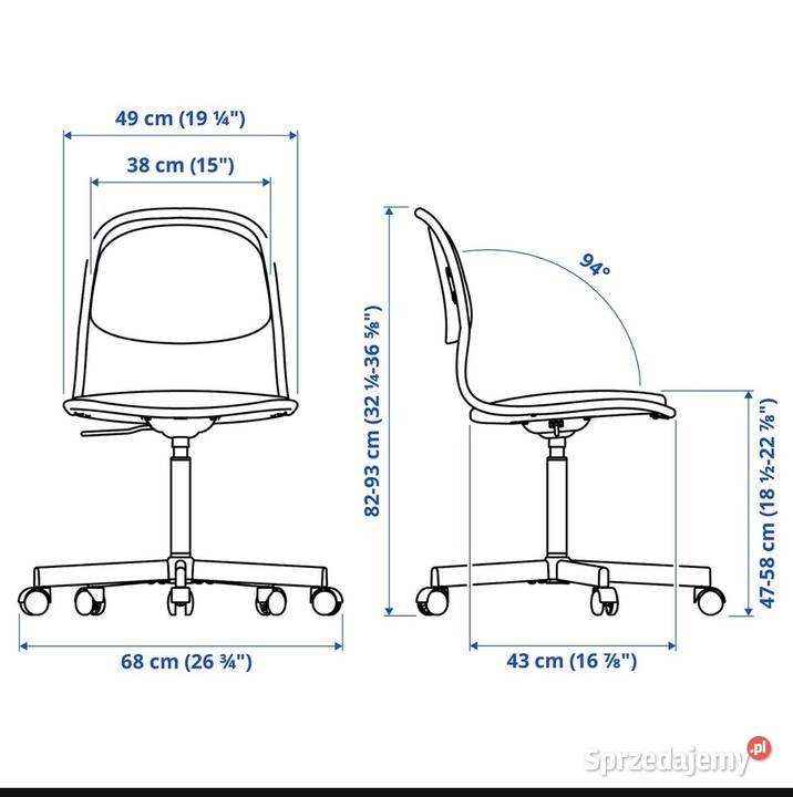 IKEA RFJLL krzesło dorosłych Kraków