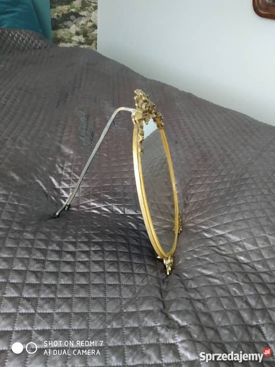 Lustro lusterko duze do postawienia mosiądz warmińsko-mazurskie Olsztyn