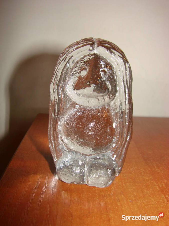 Troll przycisk do papieru Bergdala Porcelana i szkło pomorskie Pruszcz Gdański