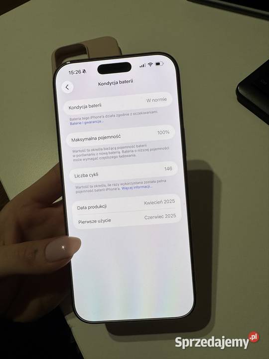 iPhone 16 Pro 256 GB 100 baterii nowy czerwiec Pleszew