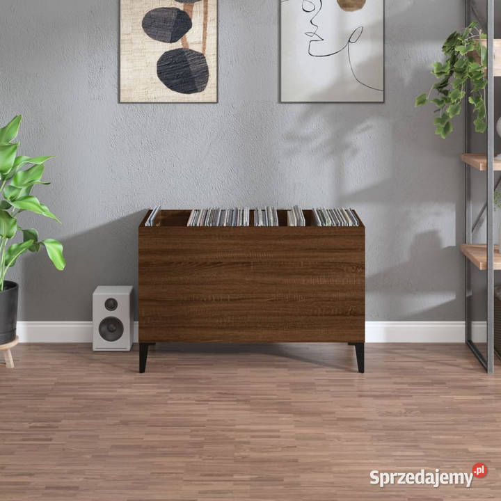Szafka na płyty brązowy dąb 745x38x48 WM831972 Warszawa